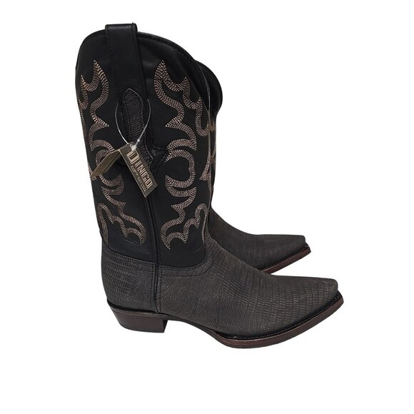 Dingo Men's DI 107 The Duke Snip Leather Pull On Western Boot Black Size 11 EW - Picture 2 of 6